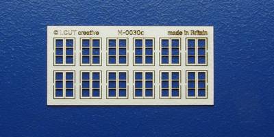 M 00-30c OO gauge kit of 12 casement windows